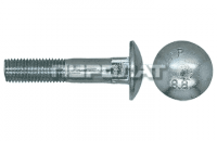 Болт DIN  603 M 16x 90 8.8 оцинк Н/Р / ГОСТ 7802-81  (10)