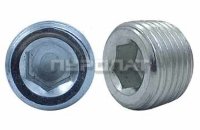Пробка DIN 906 R   3/4" оцинк  (25)