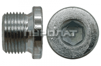 Пробка DIN 908 G     1/4" оцинк  (50)