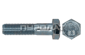 Болт DIN  931 M 20x 80  8.8 оцинк / ГОСТ 7798-70 / ГОСТ 7805-70  (10)