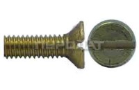 Винт DIN  963 M  2 x 16 латунь (MS) / ~ ГОСТ 17475-80 исп. 1  (500)