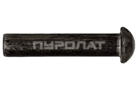 Заклепка ГОСТ 10299-80 12x 55 сталь (St) / ~ DIN  660  (25)