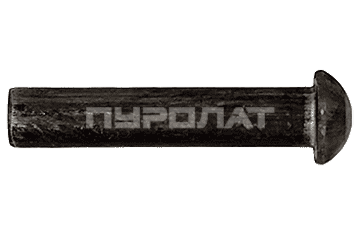 Заклепка ГОСТ 10299-80 12x 60 St / ~ DIN  660  (25)