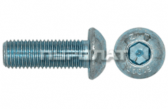 Винт ISO 7380-1 M 16x 80 10.9 оцинк П/Р / ГОСТ 28963-91  (10)