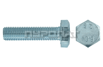 Болт DIN  961 M 12x1,5x110 10.9 оцинк / ГОСТ 7798-70 / ГОСТ 7805-70  (10)