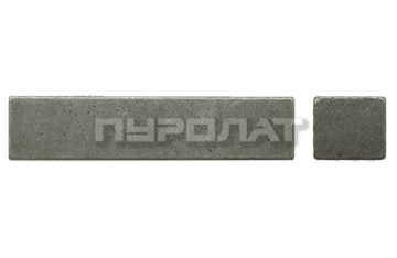 Шпонка DIN 6885 B 12x  8x 70 / ГОСТ 23360-78 исп. 2  (100)