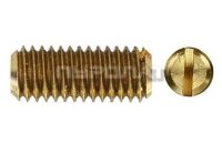 Винт DIN  551 M  6x  6 латунь (MS) / ГОСТ 1477-93  (100)