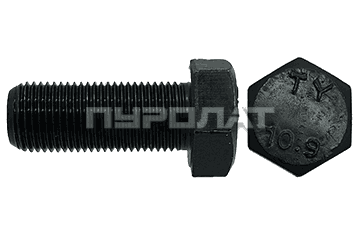 Болт DIN  961 M 12x1,5x 65 10.9 / ГОСТ 7798-70 / ГОСТ 7805-70  (25)