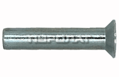 Заклепка ГОСТ 10300-80   3x  6 сталь (St) оцинк / ~ DIN  661  (2000)