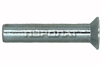 Заклепка ГОСТ 10300-80   3x  6 сталь (St) оцинк / ~ DIN  661  (2000)
