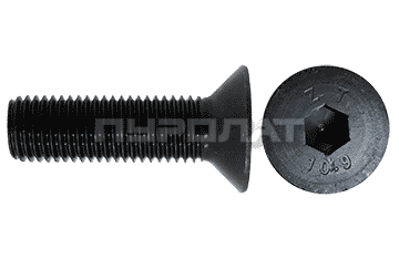 Винт DIN 7991 M 12x 22 10.9 П/Р / ISO 10642  (50)