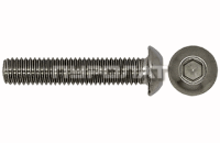 Винт ISO 7380-1 M  3x 30 нерж A2 П/Р / ГОСТ 28963-91 (500)
