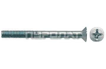 Винт DIN  965 M  4x 45 оцинк Н/Р / ~ ГОСТ 17475-80 исп. 2  (200)