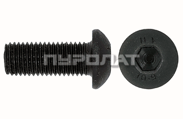 Винт ISO 7380-1 M  6x 25 10.9 П/Р / ГОСТ 28963-91 (500)