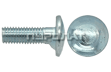 Болт DIN  607 M  6x 16 оцинк П/Р / ГОСТ 7801-81  (100)