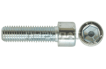 Винт DIN  912 M 12x 50 10.9 оцинк П/Р / ГОСТ 11738-84  (25)