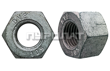 Гайка ГОСТ Р 52645-2006 M 27 кл.пр.10 ХЛ оцинк  (10)