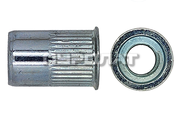 Заклепка-гайка потай умень. борт. M  4, L13,0 (2,0-4,0) оцинк  (1000)