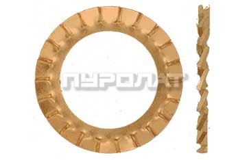 Шайба DIN  6798A M 10 Бронза / ГОСТ 10463-81  (200)