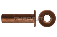 Заклепка пустотелая DIN 7338 C  6x20 CU  (100)