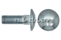 Болт DIN  603 M  8x140 8.8 оцинк П/Р / ГОСТ 7802-81  (50)