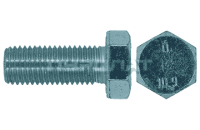 Болт ГОСТ 7796-70 M 12x 45 кл.пр. 10.9 оцинк П/Р  (50)